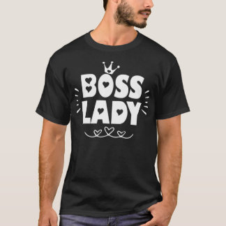 T-shirt Patron Lady Boss Baby Maman & Fille Maman & Me Mat