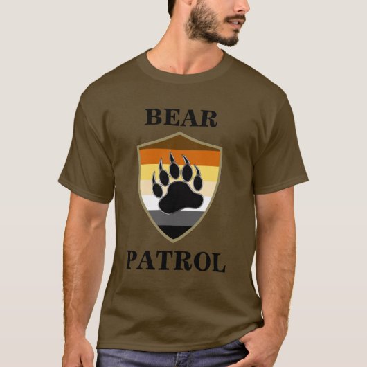 T-shirt Patrouille de la fierté de l'ours (Devant)