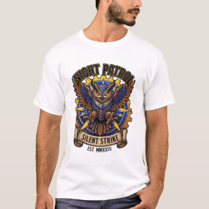 T-shirt Patrouille de nuit frappe silencieuse Hibou
