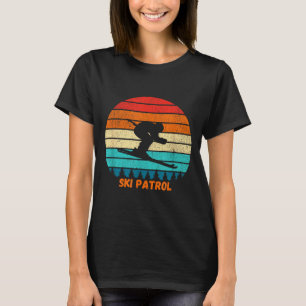 T-shirt Patrouille de ski alpin station de ski hiver ski c
