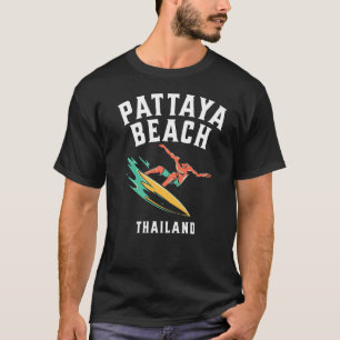 T-shirt Pattaya Beach Thaïlande Retro