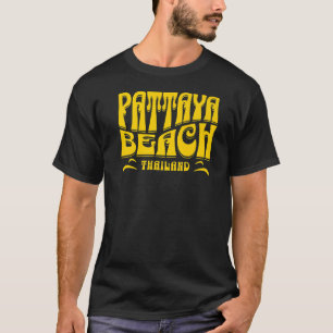 T-shirt Pattaya Beach Thaïlande Retro