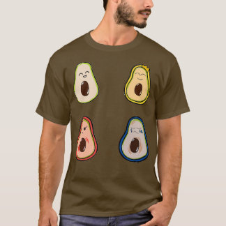 T-shirt Patte d'avocat d'humeur très adorable et minimalis