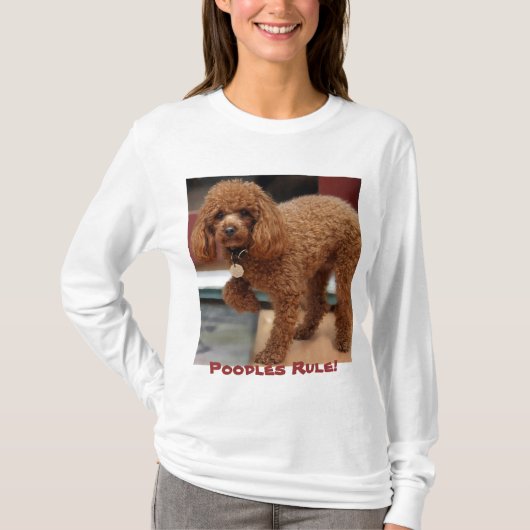 T-shirt Patte de caniche de jouet (Devant)