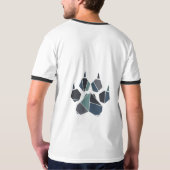 T-shirt Patte de Chien Robotique (Dos entier)