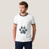T-shirt Patte de Chien Robotique (Devant entier)