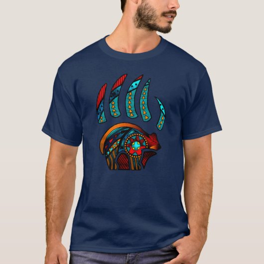 T-shirt Patte d'ours drôle drôle (Devant)