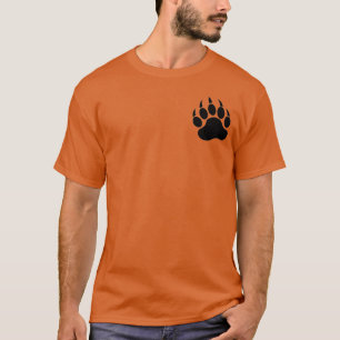 T-shirt PATTE D'OURS GAY sur le devant WOOF sur le dos