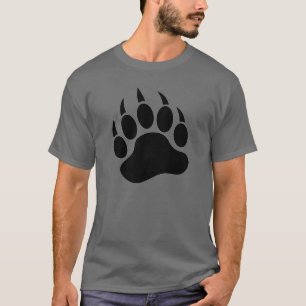T-shirt PATTE D'OURS GAY sur le devant WOOF sur le dos