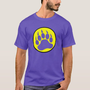 T-shirt Patte d'ours très cool dans un cercle