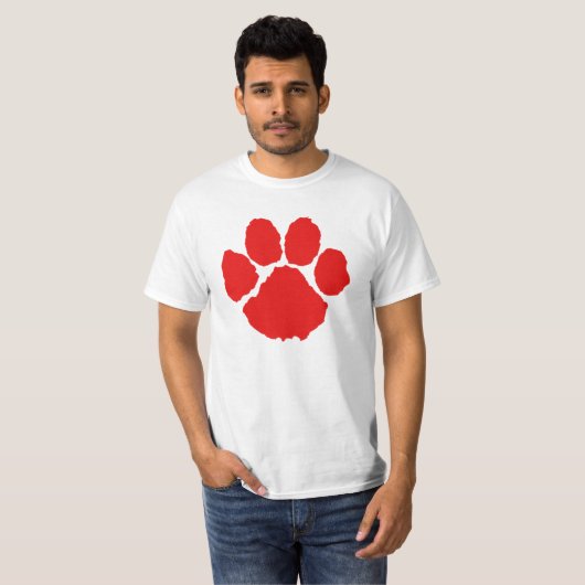 T-Shirt Patte Rouge (Devant entier)