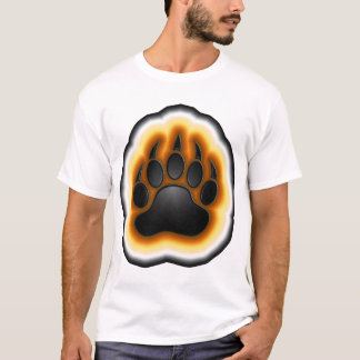 T-shirt Patte rougeoyante de fierté d'ours