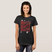 T-shirt Pattern Letter Merry Christmas Xmas (Devant entier)