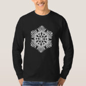 T-shirt Pattern Of A Snowflake Nr 9 (Devant)