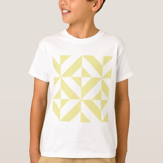 T-shirt Patters de Pale Yellow (Devant)