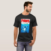 T-shirt Pattes pour chat et requin (Devant entier)