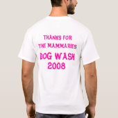 T-shirt Pattes pour la cause (Dos)