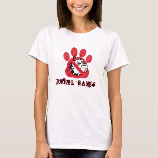 T-shirt pattes rebelles (Devant)