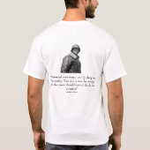 T-shirt Patton et citation - dessus arrières (Dos)