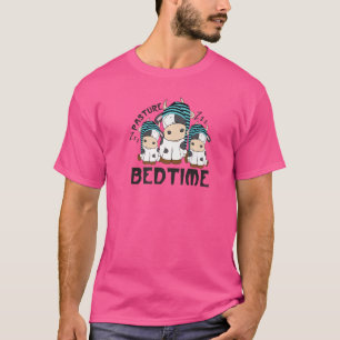 T-shirt Pâturage couchage mignonne Animal Cow Farmer