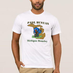 T-shirt Paul Bunyan Michigan Homeboy