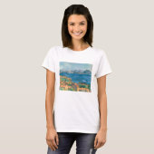 T-shirt Paul Cezanne - Baie de Marseille, vue d'Estaque (Devant entier)