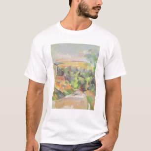 T-shirt Paul Cezanne la courbure dans la route, 1900-06