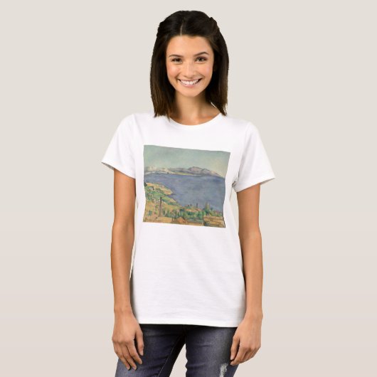 T-shirt Paul Cezanne | le Golfe de Marseille vu de L (Devant entier)