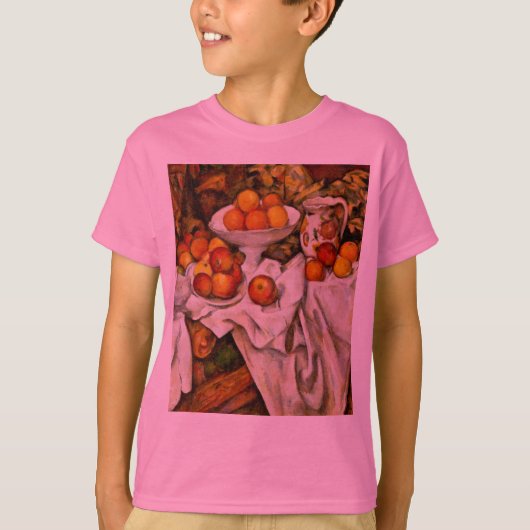 T-shirt Paul Cezanne Pommes Oranges Impressionnisme (Devant)
