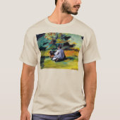 T-shirt Paul Cezanne Un peintre à l'oeuvre art impressionn (Devant)