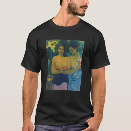 T-shirt Paul Gauguin - Deux femmes tahitiennes (Devant)