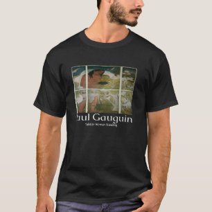 T-shirt Paul Gauguin Femme Tahitienne Debout Art Graphique