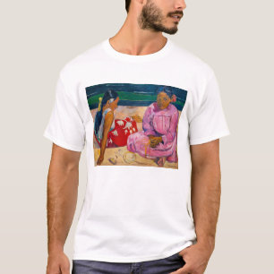 T-shirt Paul Gauguin - Femmes de Tahiti sur la plage
