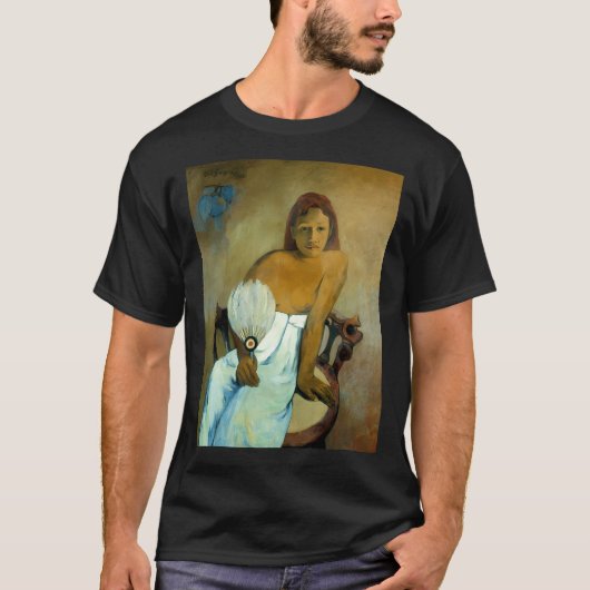 T-shirt Paul Gauguin Jeune Fille Avec (Devant)