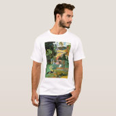 T-shirt Paul Gauguin| Matamoe ou, Paysage avec des Peacock (Devant entier)