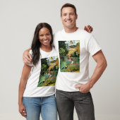 T-shirt Paul Gauguin| Matamoe ou, Paysage avec des Peacock (Unisexe)
