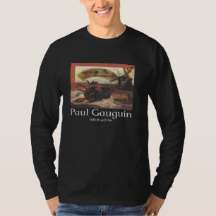T-shirt Paul Gauguin Nature morte avec ventilateur Art Gra