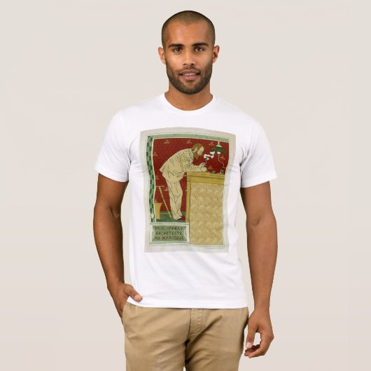 T-shirt Paul Hankar, Architecte (Devant entier)