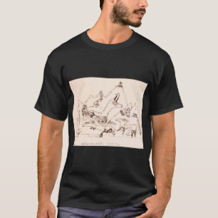 T-shirt Paul Klee Mythe d'une île ( Motif abstrait·