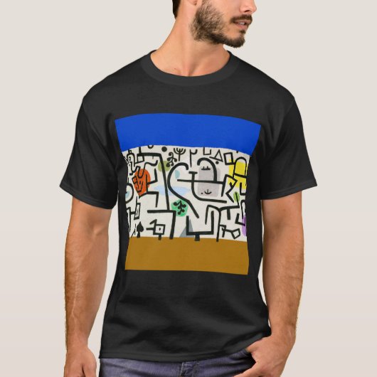 T-shirt Paul Klee Rich Harbour Expressionnisme Abstrait (Devant)