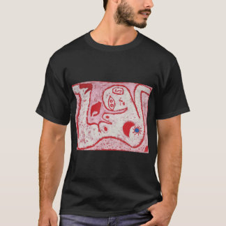 T-shirt Paul Klee Strahlung Und Rotation ( Motif abstrait
