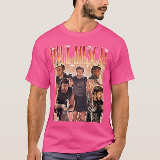 T-shirt Paul Mescal Gladiator Vintage rétro (Devant)