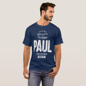 T-shirt Paul Nom personnalisé Cadeau Anniversaire (Devant entier)