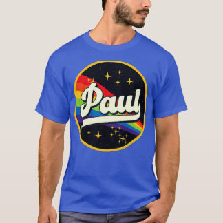 T-shirt Paul Rainbow Dans L'Espace Style Vintage