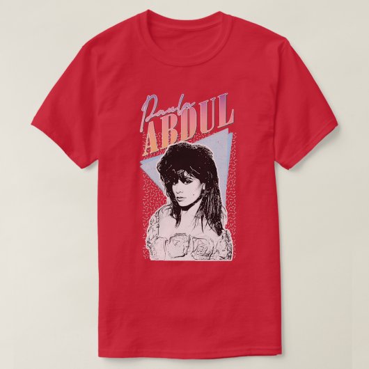 T-shirt Paula Abdul 80s Design esthétique Vintage (Design devant)