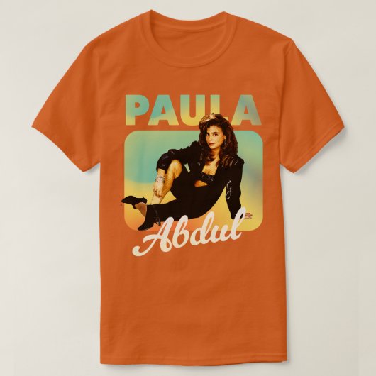 T-shirt Paula Abdul Retro Vintage (Design devant)