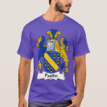 T-shirt Paulin Coat of Arms Family<br><div class="desc">Paulin Coat of Arms Family Crest .Check out our family t shirt selection for the very best in unique or custom,  handmade pieces from our shops.</div>