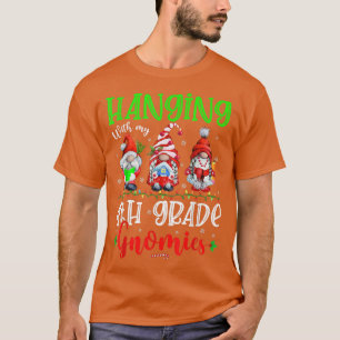 T-shirt Pause avec mes Gnomies de 4e année Lumières de Noë