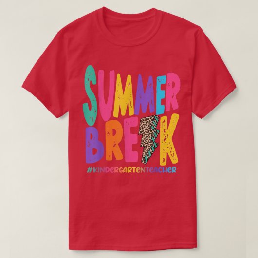 T-shirt Pause d'été - Enseignant de jardin d'enfants - SUB (Design devant)