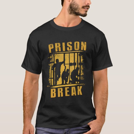 T-shirt Pause en prison (Devant)